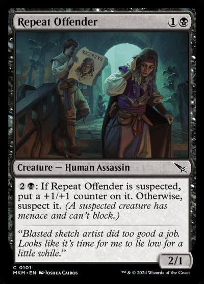 Repeat Offender 101 Murders at Karlov Manor Magic card