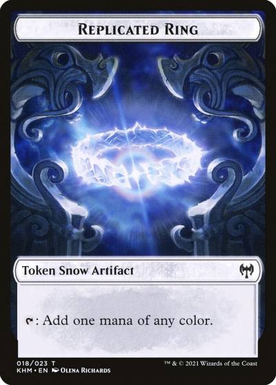 Replicated Ring TKHM-18 Kaldheim Tokens Magic card