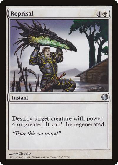 Reprisal DDG-27 Duel Decks: Knights vs. Dragons Magic card
