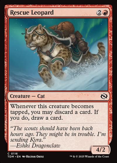 Rescue Leopard 116 Tarkir: Dragonstorm Magic card