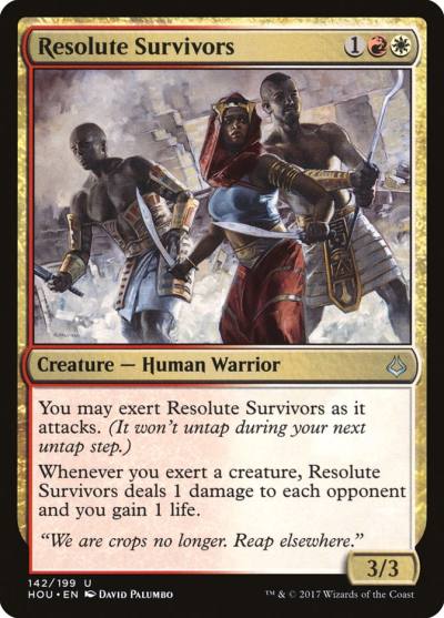 Resolute Survivors HOU-142 Hour of Devastation Magic card