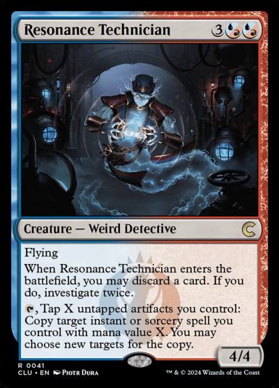 Resonance Technician 41 Ravnica: Clue Edition Magic card