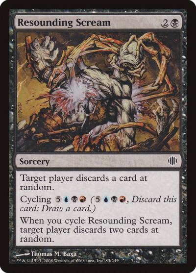Resounding Scream ALA-83 Shards of Alara Magic card