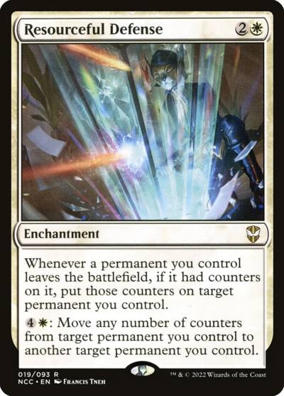 Resourceful Defense NCC-19 New Capenna Commander Magic card