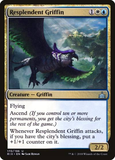 Resplendent Griffin RIX-170 Rivals of Ixalan Magic card