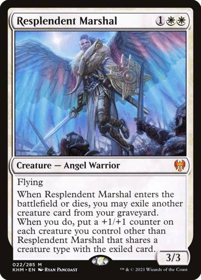 Resplendent Marshal KHM-22 Kaldheim Magic card