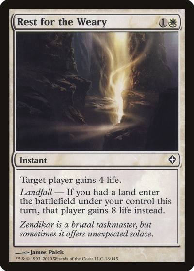 Rest for the Weary WWK-18 Worldwake Magic card
