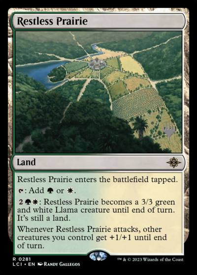 Restless Prairie PLCI-281P The Lost Caverns of Ixalan Promos Magic card