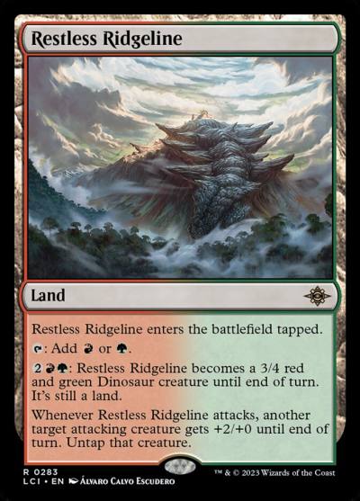 Restless Ridgeline LCI-283 The Lost Caverns of Ixalan Magic card