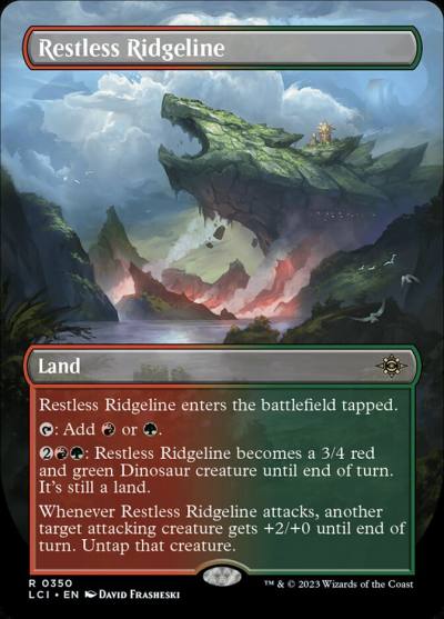 Restless Ridgeline LCI-350 The Lost Caverns of Ixalan Magic card