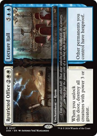 Restricted Office // Lecture Hall PDSK-227P Duskmourn: House of Horror Promos Magic card