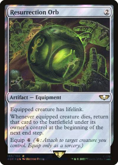 Resurrection Orb 40K-165STAR Warhammer 40,000 Commander Magic card