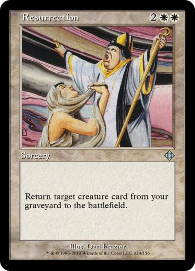 Resurrection TD0-A14 Magic Online Theme Decks Magic card