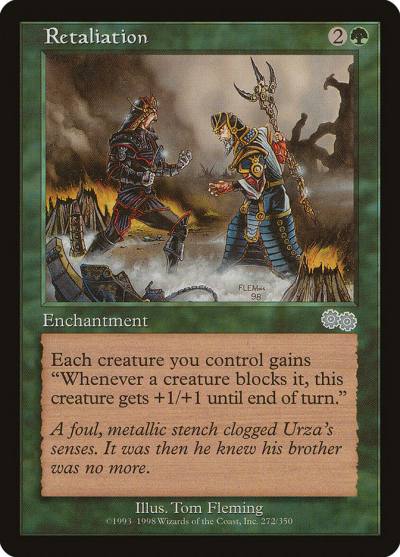 Retaliation USG-272 Urza's Saga Magic card
