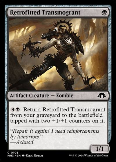Retrofitted Transmogrant 106 Modern Horizons 3 Magic card