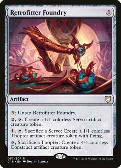 Retrofitter Foundry C18-57 Commander 2018 Magic card