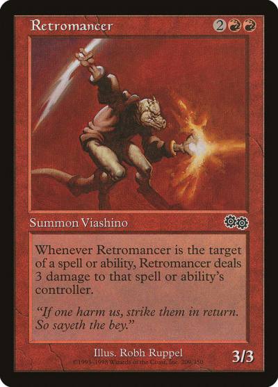 Retromancer USG-209 Urza's Saga Magic card