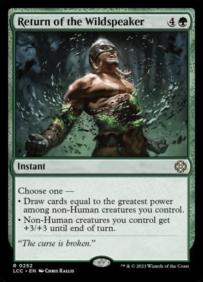 Return of the Wildspeaker