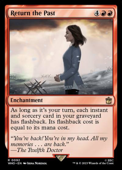 Return the Past WHO-92 Doctor Who Magic card
