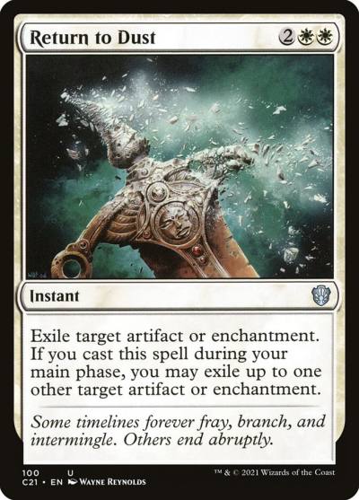 Return to Dust C21-100 Commander 2021 Magic card