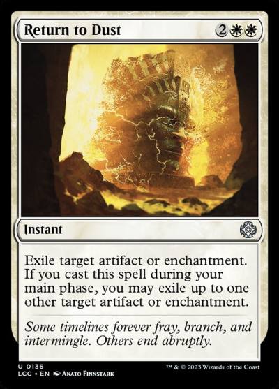 Return to Dust LCC-136 The Lost Caverns of Ixalan Commander Magic card