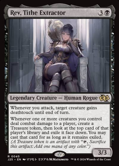 Rev, Tithe Extractor J25-45 Foundations Jumpstart Magic card
