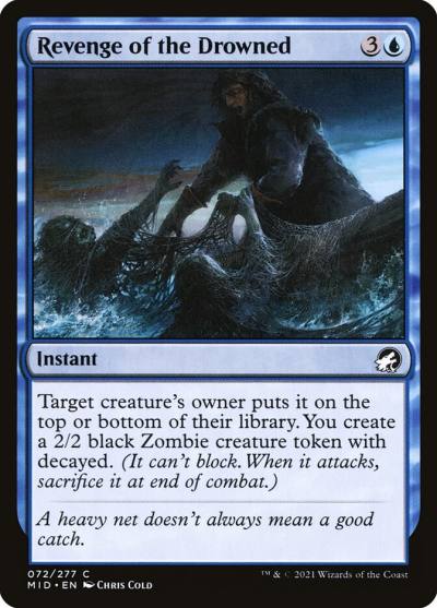 Revenge of the Drowned MID-72 Innistrad: Midnight Hunt Magic card