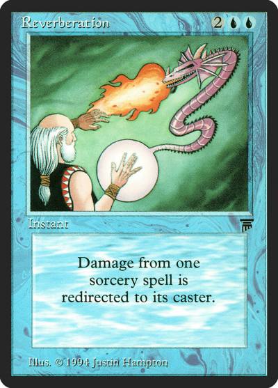 Reverberation LEG-74 Legends Magic card