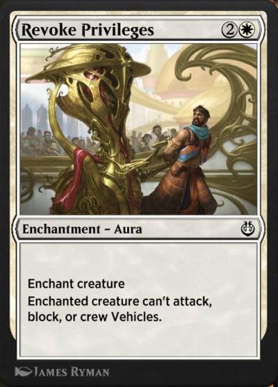 Revoke Privileges KLR-29 Kaladesh Remastered Magic card