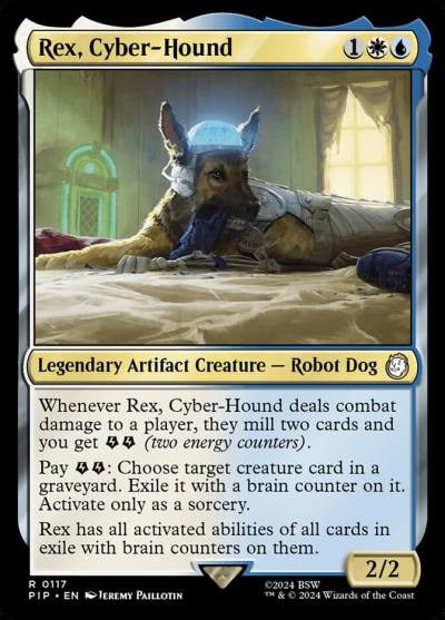 Rex, Cyber-Hound PIP-117 Fallout Magic card