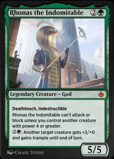 Rhonas the Indomitable AKR-213 Amonkhet Remastered Magic card