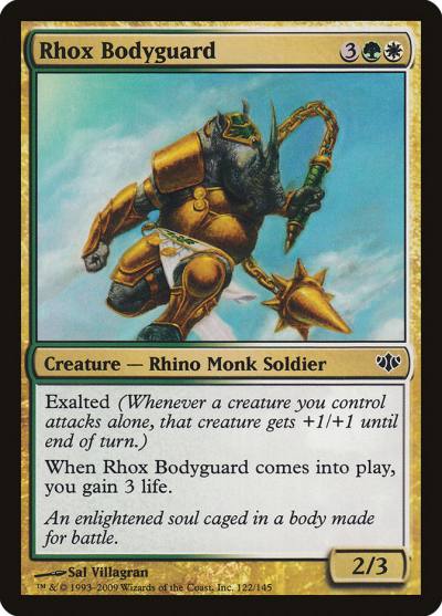 Rhox Bodyguard CON-122 Conflux Magic card