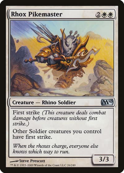 Rhox Pikemaster 26 Magic 2010 Magic card