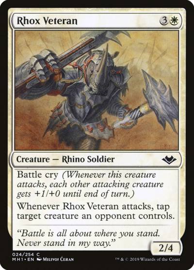 Rhox Veteran MH1-24 Modern Horizons Magic card
