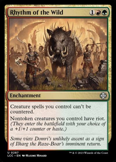 Rhythm of the Wild LCC-287 The Lost Caverns of Ixalan Commander Magic card