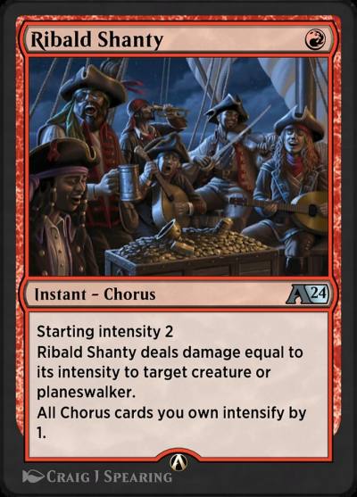 Ribald Shanty YLCI-17 Alchemy: Ixalan Magic card