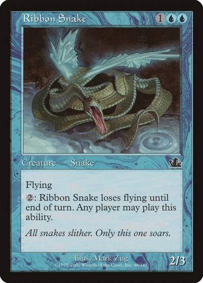 Ribbon Snake 46 Prophecy Magic card