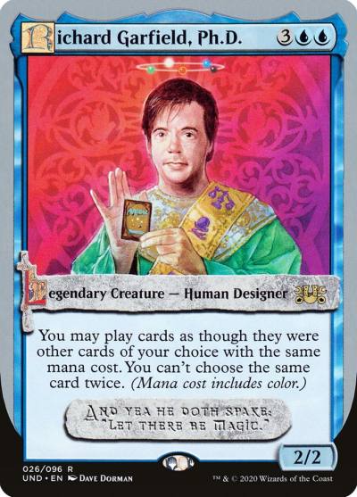 Richard Garfield, Ph.D. UND-26 Unsanctioned Magic card