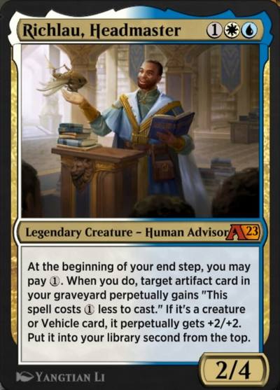 Richlau, Headmaster YBRO-23 Alchemy: The Brothers' War Magic card