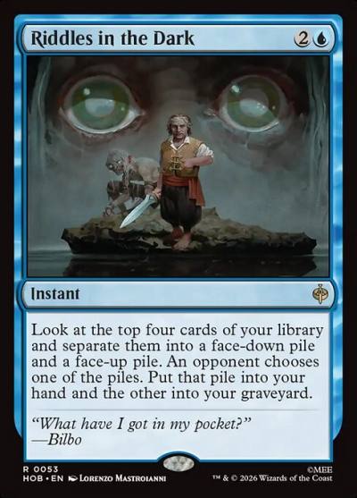 Riddles in the Dark HOB-53 The Hobbit Magic card