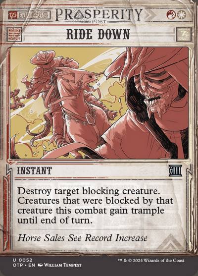 Ride Down OTP-52 Breaking News Magic card