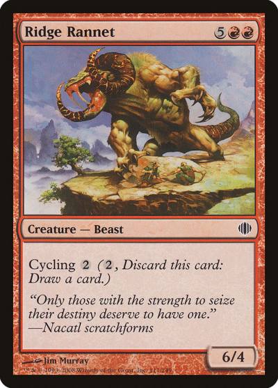 Ridge Rannet 111 Shards of Alara Magic card