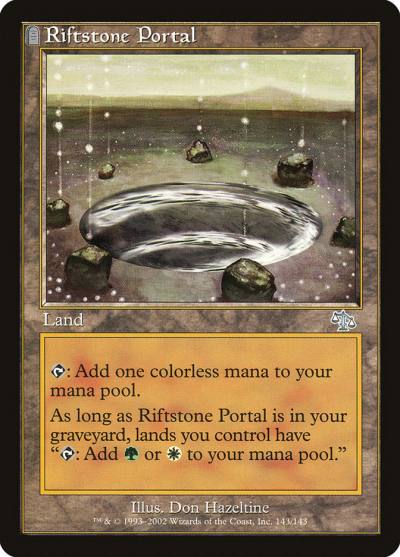 Riftstone Portal JUD-143 Judgment Magic card