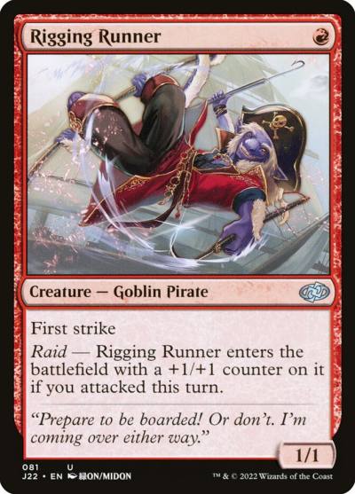 Rigging Runner J22-81 Jumpstart 2022 Magic card