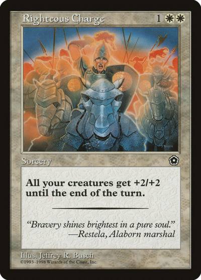 Righteous Charge P02-20 Portal Second Age Magic card