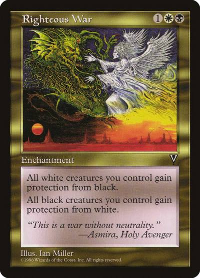 Righteous War VIS-134 Visions Magic card