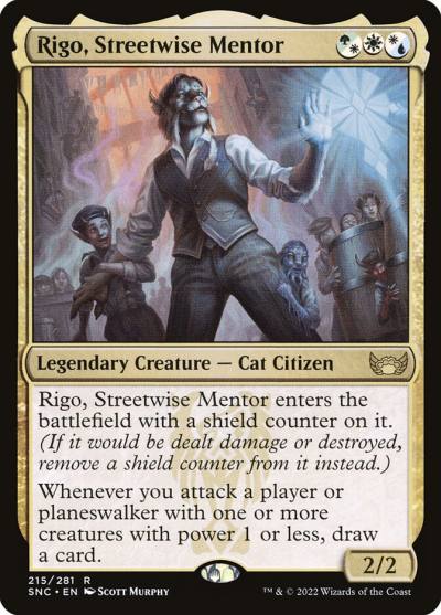 Rigo, Streetwise Mentor SNC-215 Streets of New Capenna Magic card