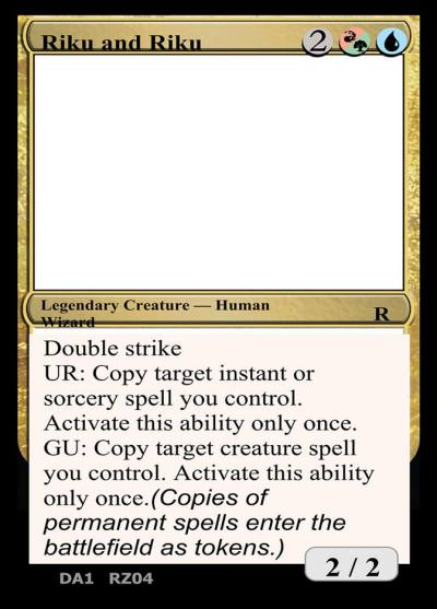 Riku and Riku RZ04f Unknown Event Magic card