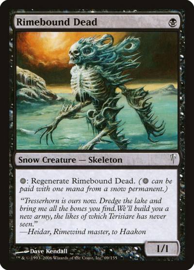 Rimebound Dead CSP-69 Coldsnap Magic card