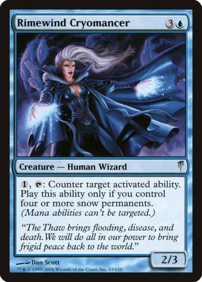Rimewind Cryomancer 43 Coldsnap Magic card